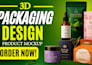 do product packaging 3d poduct rendering 3d mock up product mockup design